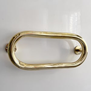 Massief messing handdoekrek, messing handdoekstang, badkamer messing handdoekhouder, enkele bar handdoekhanger, gouden wandgemonteerde handdoekenrek, handdoekhouder