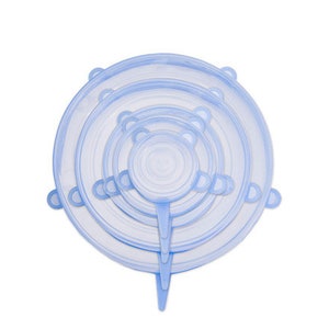 Silicone Container Stretch Lids 10 Pack, Flexible, Eco Friendly, Reusable Container Silicone Lids / Bowl covers. image 6