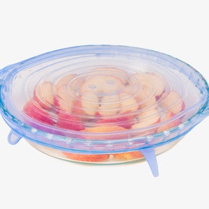 Silicone Container Stretch Lids 10 Pack, Flexible, Eco Friendly, Reusable Container Silicone Lids / Bowl covers. image 7