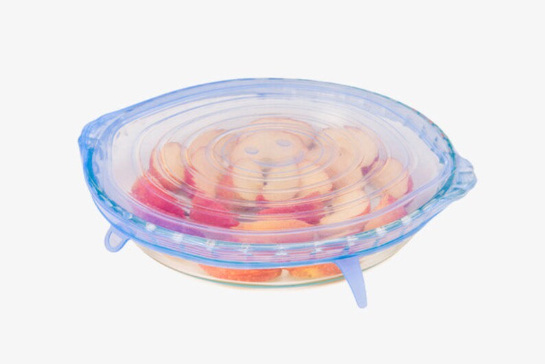 Silicone Container Stretch Lids 10 Pack, Flexible, Eco Friendly, Reusable Container Silicone Lids / Bowl covers. image 7