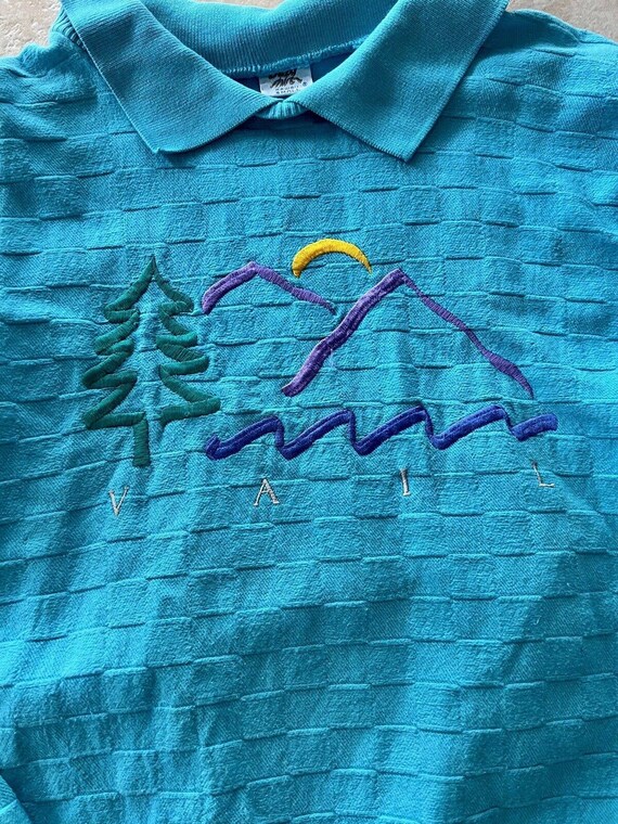 Vintage 80s Vail Ski Sweatshirt by Crazy Shirt Ha… - image 5