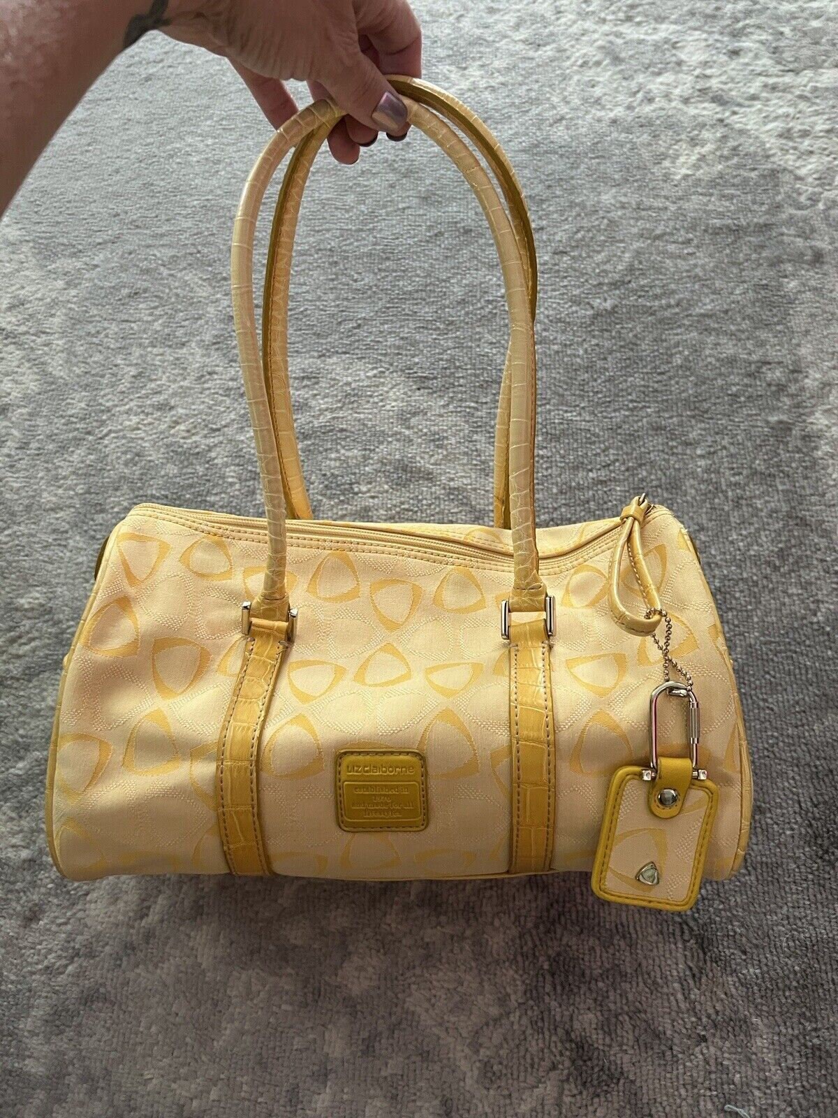 Liz claiborne yellow purse hotsell