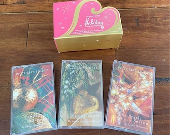 90s Victoria’s Secret Holiday Music Set Cassettes Vintage