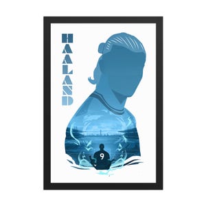 Erling Haaland Framed Poster