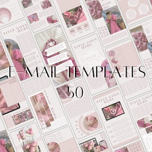 E-mail Template Canva | Digital E-mail Marketing Design | Mailchimp Template | Newsletter Template Kit| Sales E-mail| Business Branding Mail