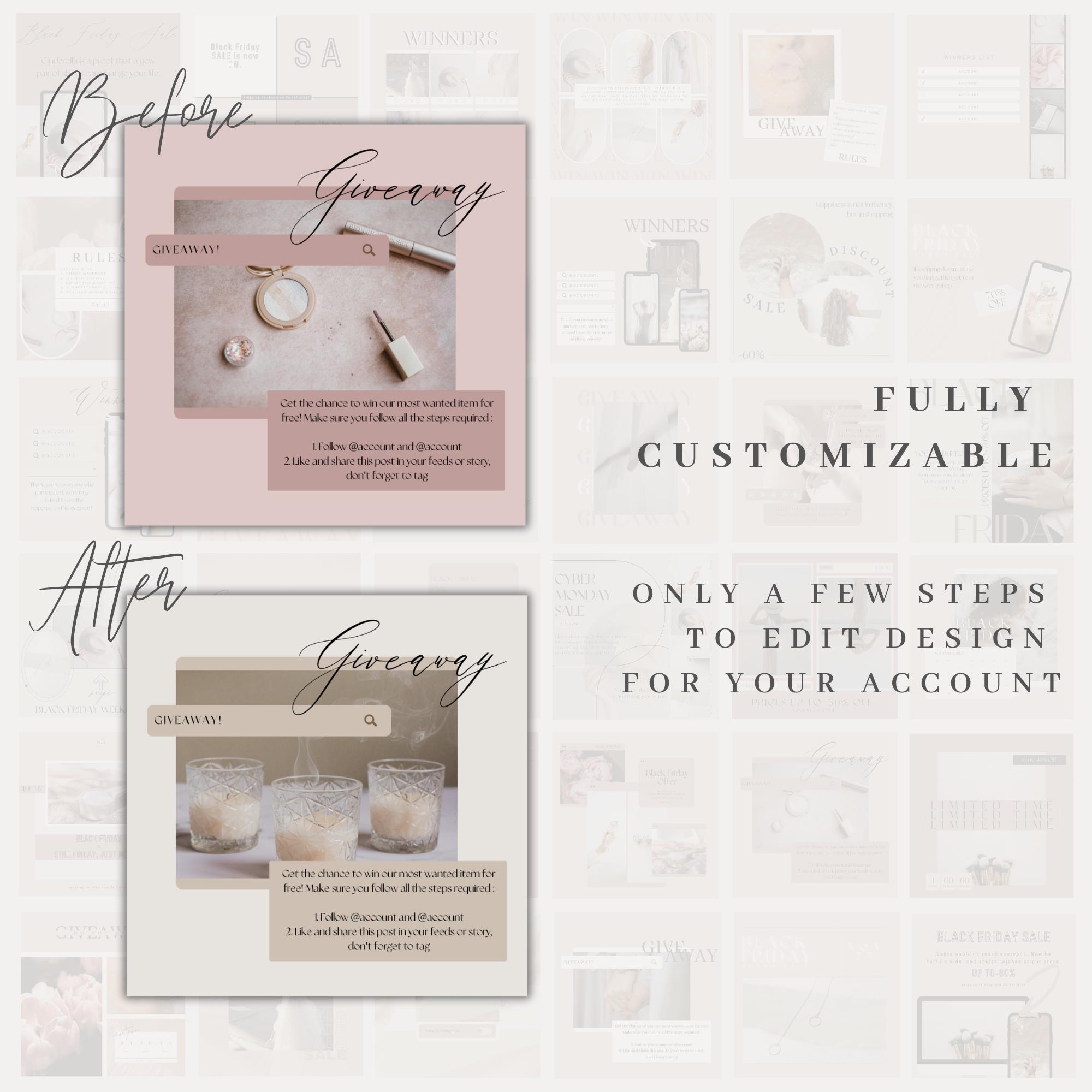 Marketing Canva Templates | Business Instagram Templates | Social Media ...