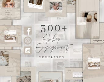 Instagram Marketing Canva Templates | E-commerce Social Media