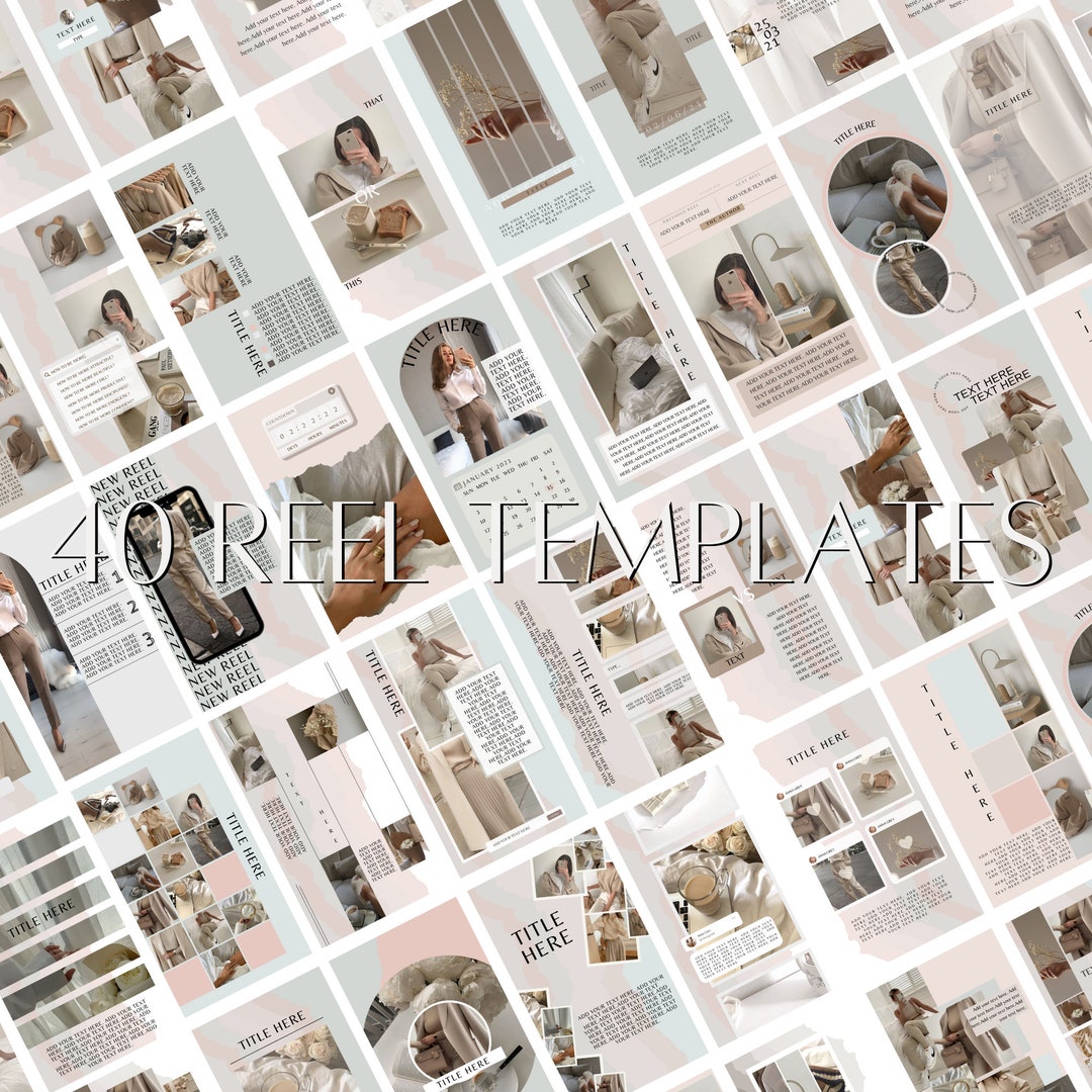 40 Instagram Reel Template Canva Templates for Instagram Reels Canva