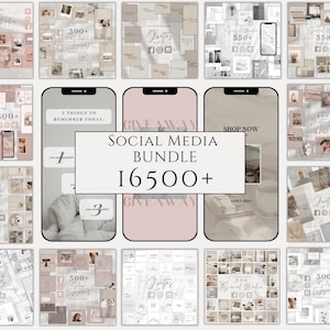 Canva Instagram Post Story Template | Canva Social Media Templates | Instagram Canva Template | Mega Bundle Templates | Canva Posts Stories