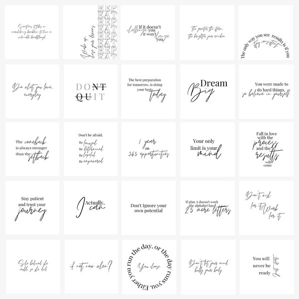 Inspirational Quote Etsy