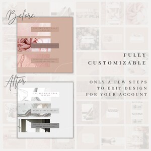 Blush Social Media Canva Templates , Instagram Post Feed - Etsy