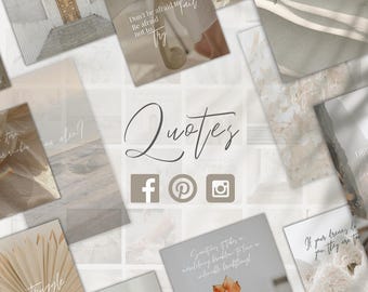 Instagram Quote Templates , Canva Social Media Posts
