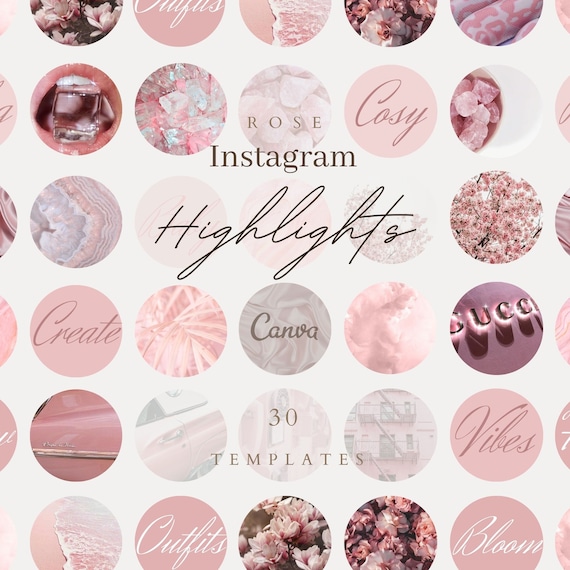 Buy 30 Bright Pink Instagram Highlight Covers Lash Instagram Online In India Etsy