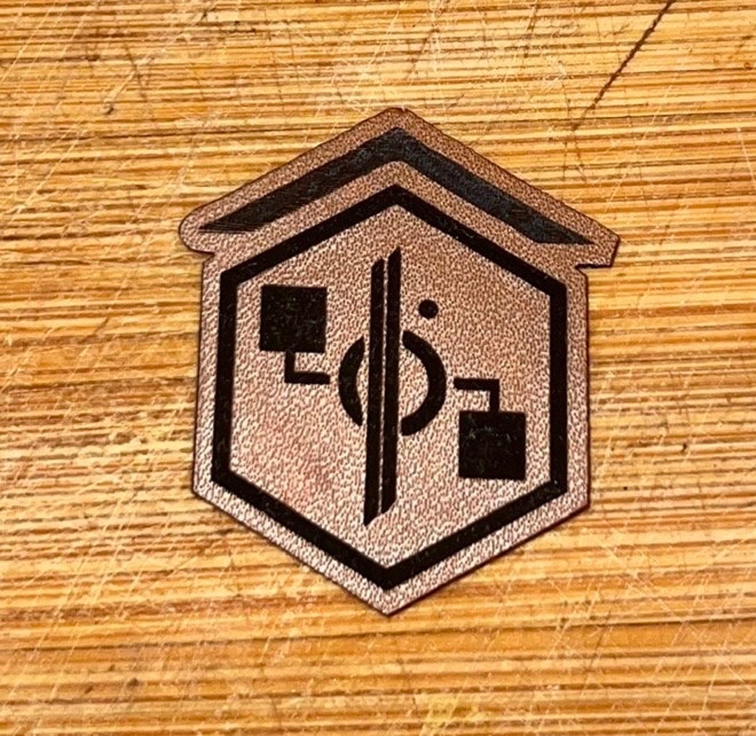 Starcruiser Credential Slicer Logo Iron on Leather Patches - Etsy