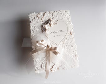 Carte de mariage en boîte personnalisée de luxe faite main, félicitations pour l'heureux couple, carte pour TOUTES LES OCCASIONS, carte et boîte-cadeau