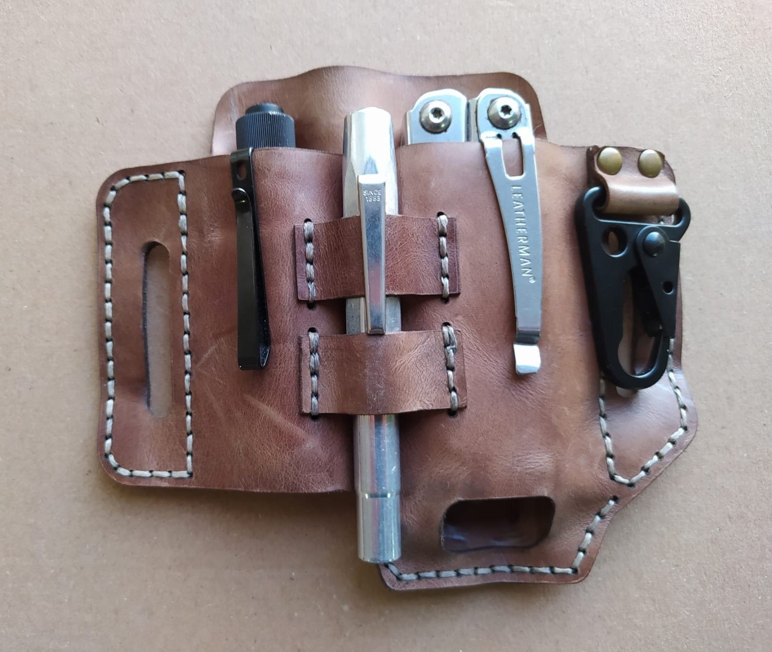 Multitool EDC belt loopbelt toolbagleather beltbagbelt Etsy