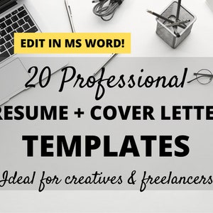 Resume Template | CV Template | Resume | Teacher Resume | Resume Template Word CV | Instant Download
