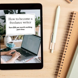 How to Become a Freelance Writer and Work From Home 2025 Ultimate Guide for Beginners eBook (PDF download)