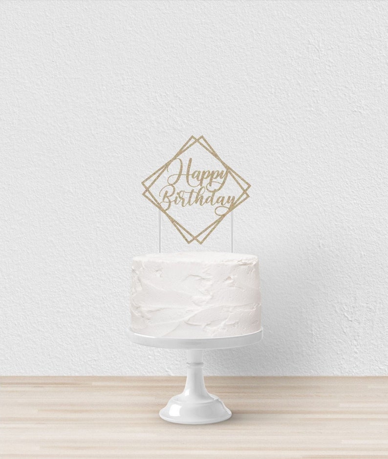 Custom Cake Toppers Cake Topper Happy Birthday Birthday Cake Topper