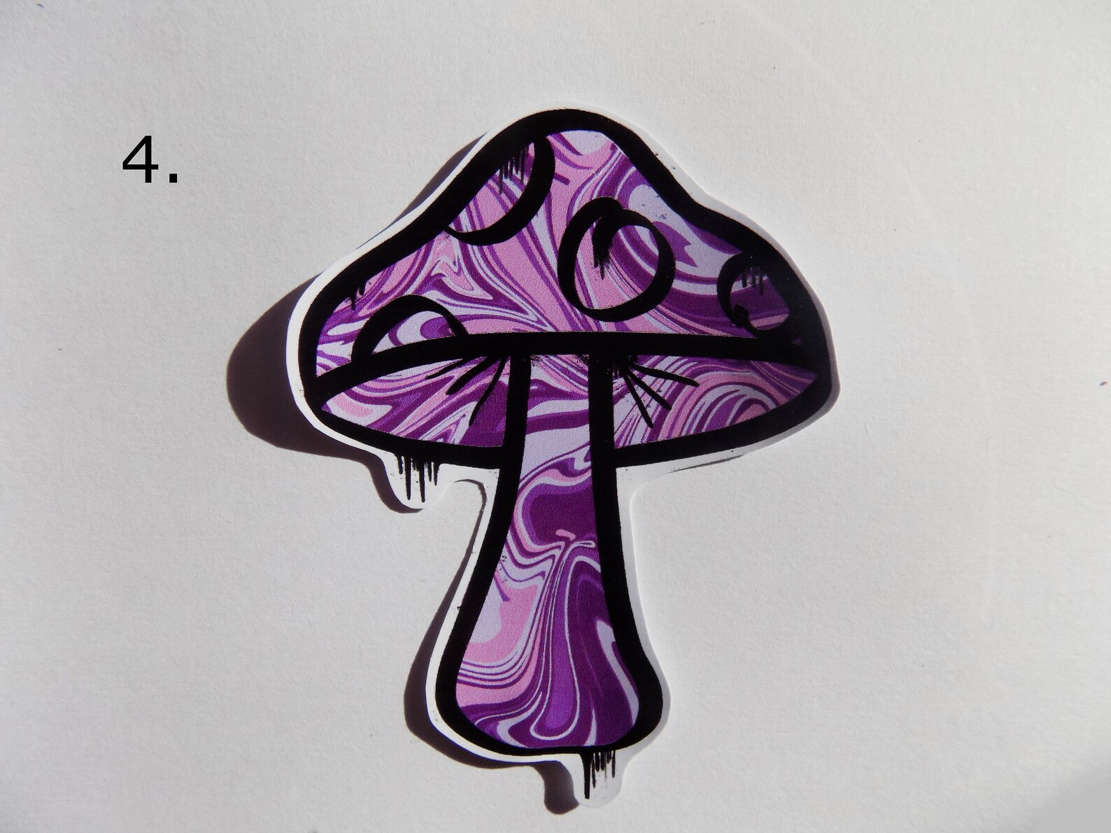Graffiti Style Mushroom Sticker Etsy