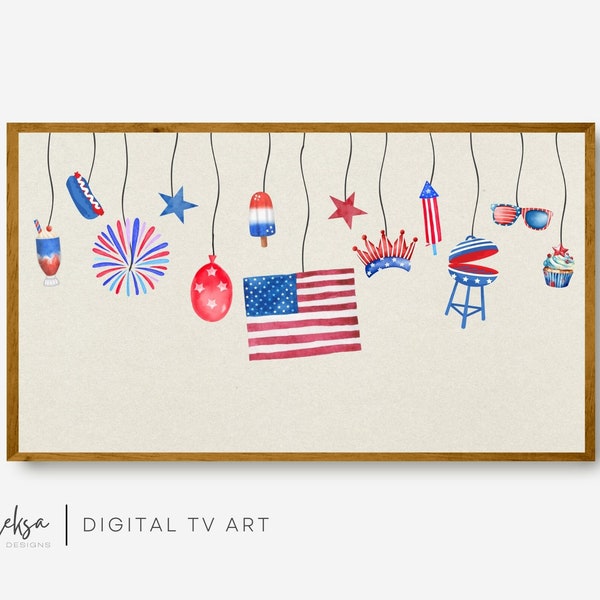 Frame Tv 4th of July, Frame Tv Art American Flag, Frame Tv Art 4th of July,  Frame Tv Art Fourth of July