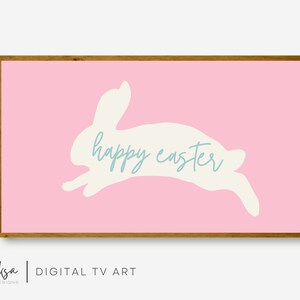 Happy Easter Bunny Samsung Frame TV Art (Digital Download)