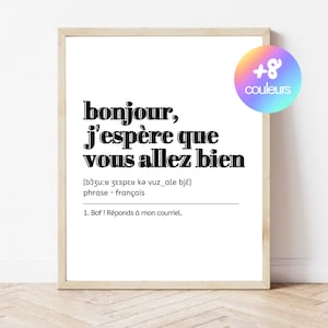 Zitate Büro humorvoll| Ich hoffe, es geht Ihnen gut| Dekor Arbeitsbereich | Poster de-de-desktop | Sofortiger Download