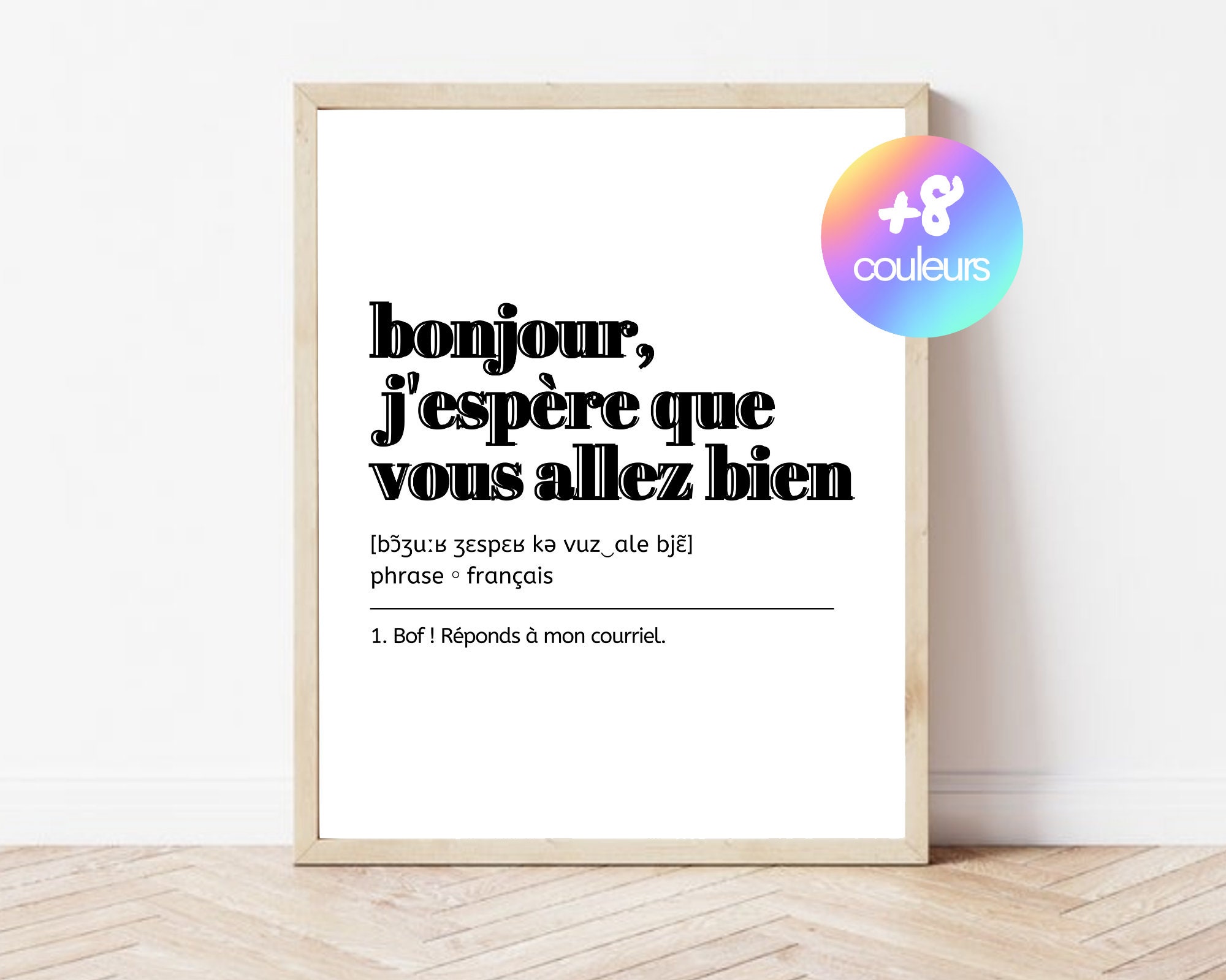J Espère Que Vous Allez Bien En Anglais Citation bureau humoristique J'espère que vous allez - Etsy France