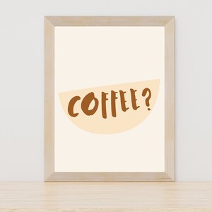 Coffee Print | Coffee Wall Art | Coffee Art | Digital Print | Instant Download