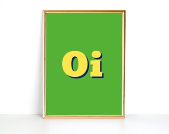 Oi Print | Brazilian Wall Art (Digital Print)