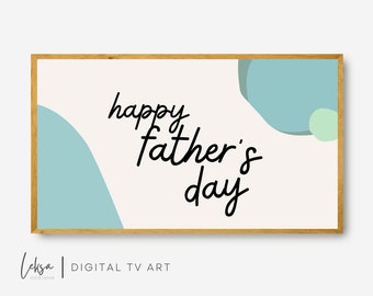 Father's Day Frame TV Art: Modern Abstract Design (Digital Download)