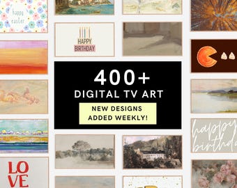 400+ Frame TV Art Collection: Digital Download Bundle