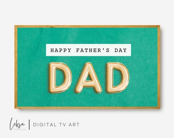 Happy Father's Day 'DAD' Frame TV Art (Digital Download)