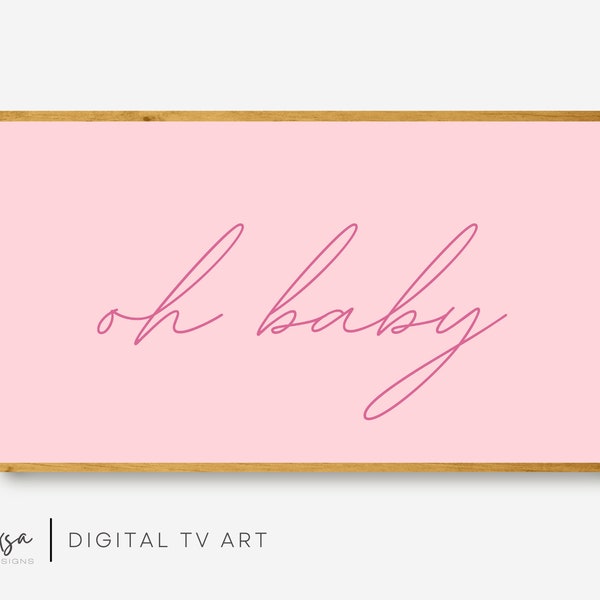 Baby Shower Girl Frame Tv Art, Baby Shower Frame Tv Art, Baby Shower Art for Samsung TV, Baby Shower Samsung Frame TV