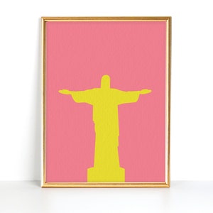 Christ the Redeemer | Rio De Janeiro Print | Rio City Print | Brazilian Wall Art | Wall Print | Digital Print | Instant Download