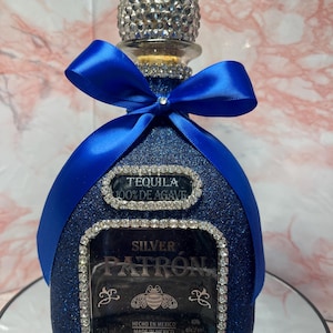 Blue Patron Bling Bottle (750 ml)(EMPTY) Ready To Ship!!!&gt;&gt;&gt;