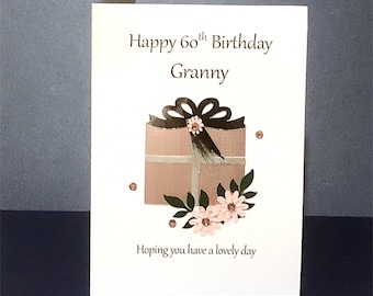Granny 60th birthday ( or other title ) card