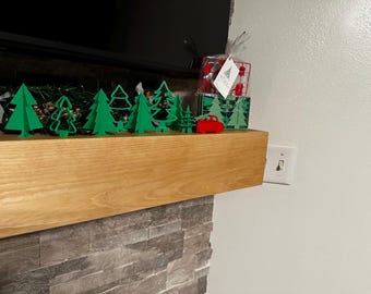 3D Printed Christmas Tree Advent Calendar: Red Truck Holiday Decor