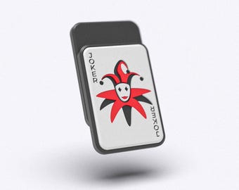 Jouet magnétique Joker Card | Bureau anti-stress pour le TDAH | Clicker sensoriel de poche EDC