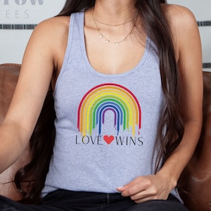 Love wins tank top sale