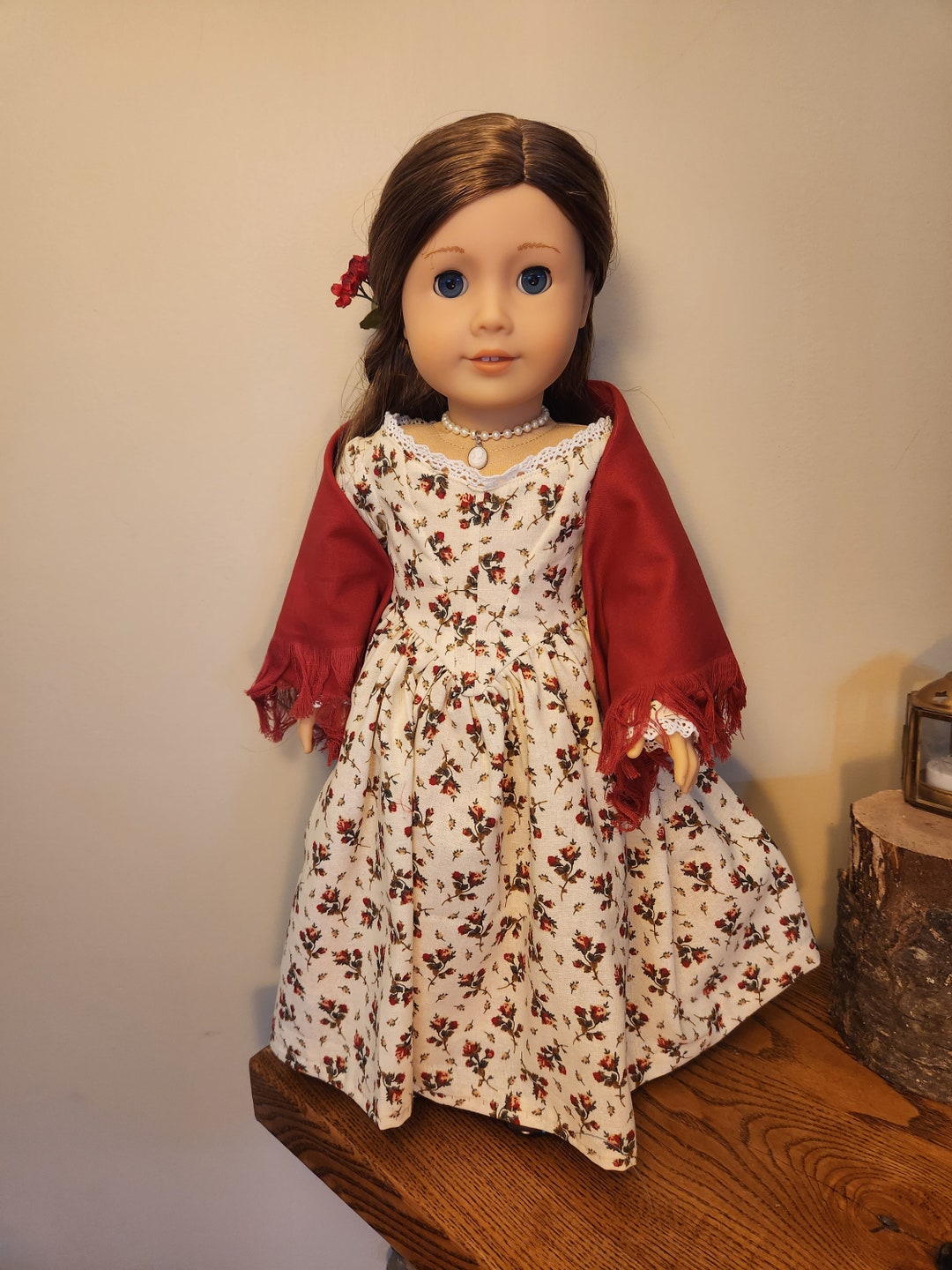 1840s Dress for 18 Inch American Doll Jane Eyre Style - Etsy
