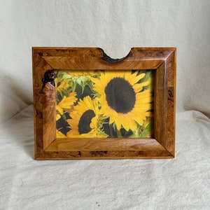 Kelley Burl Wooden Frames, 4X6, 5X7, 8X10 - Natural, Brown, Cocoa – Sixtrees