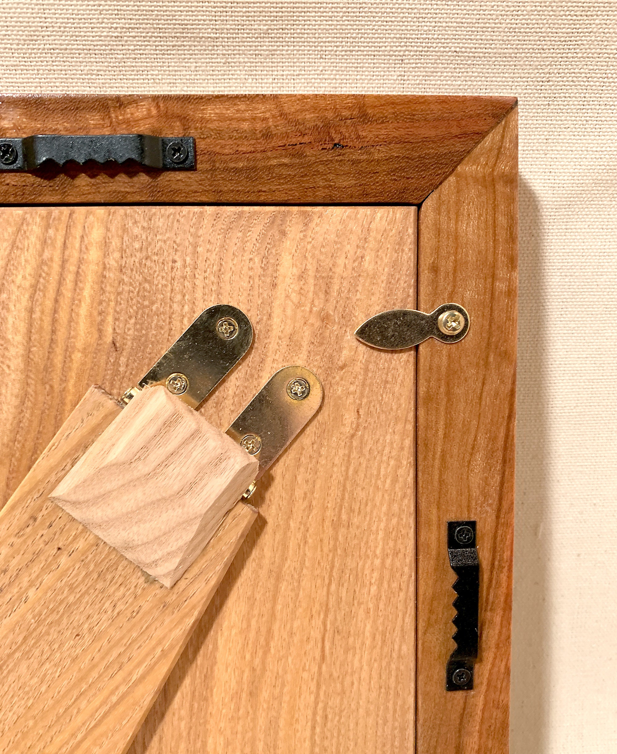 Marco de madera de cerezo con incrustaciones | Etsy