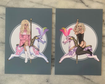 Trixie und Katya Kunstdruck