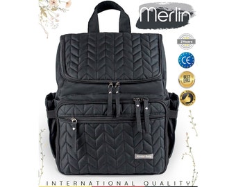 Mochila personalizada para mamá, bolso cambiador impermeable, regalo para baby shower