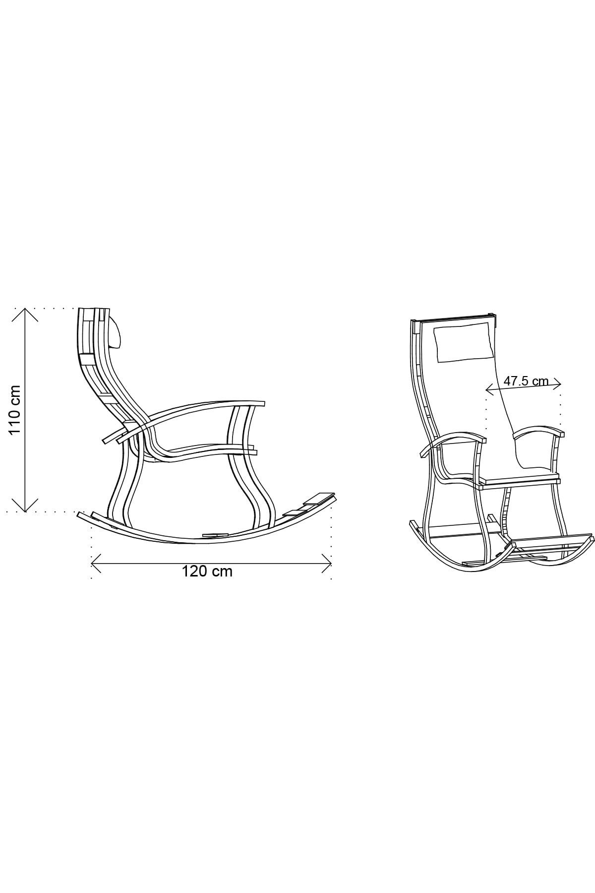 Schaukelstuhl Stuhl für Wohnzimmer Home Decoration Idee | Etsy