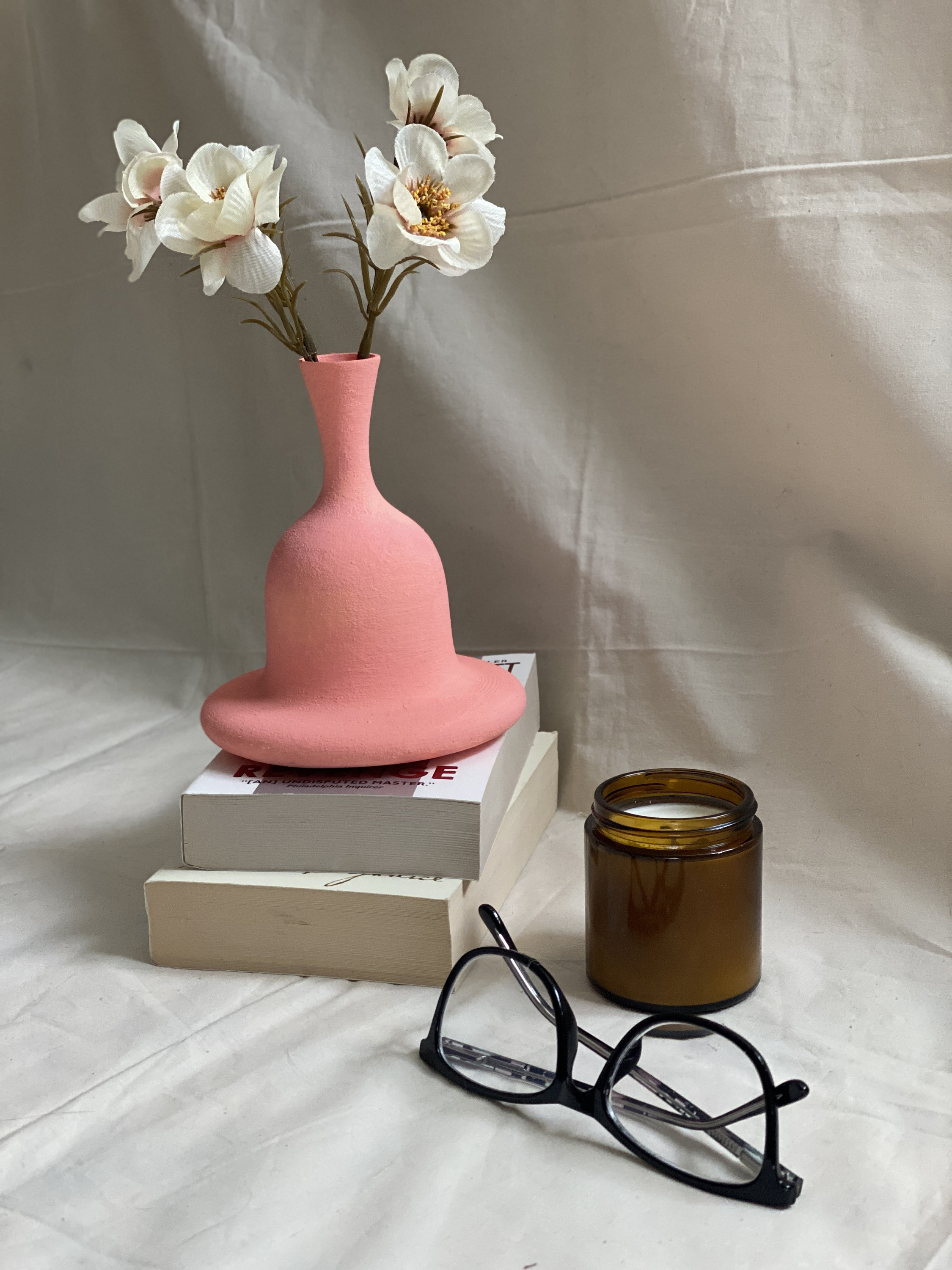 Minimal Pastel Aesthetic Vase Decor/Unique Cute Gift For The Etsy