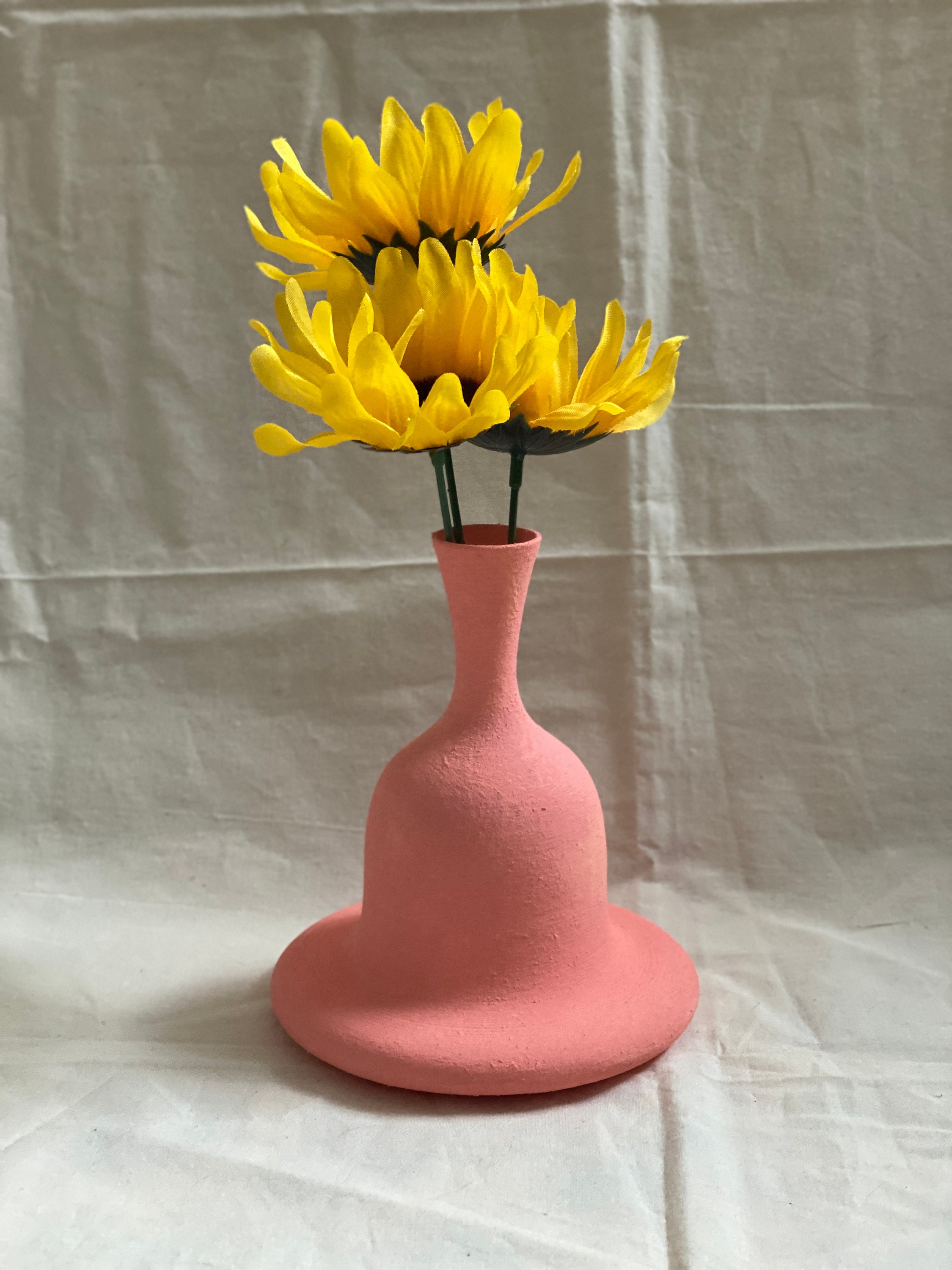 Minimal Pastel Aesthetic Vase Decor/Unique Cute Gift For The Etsy