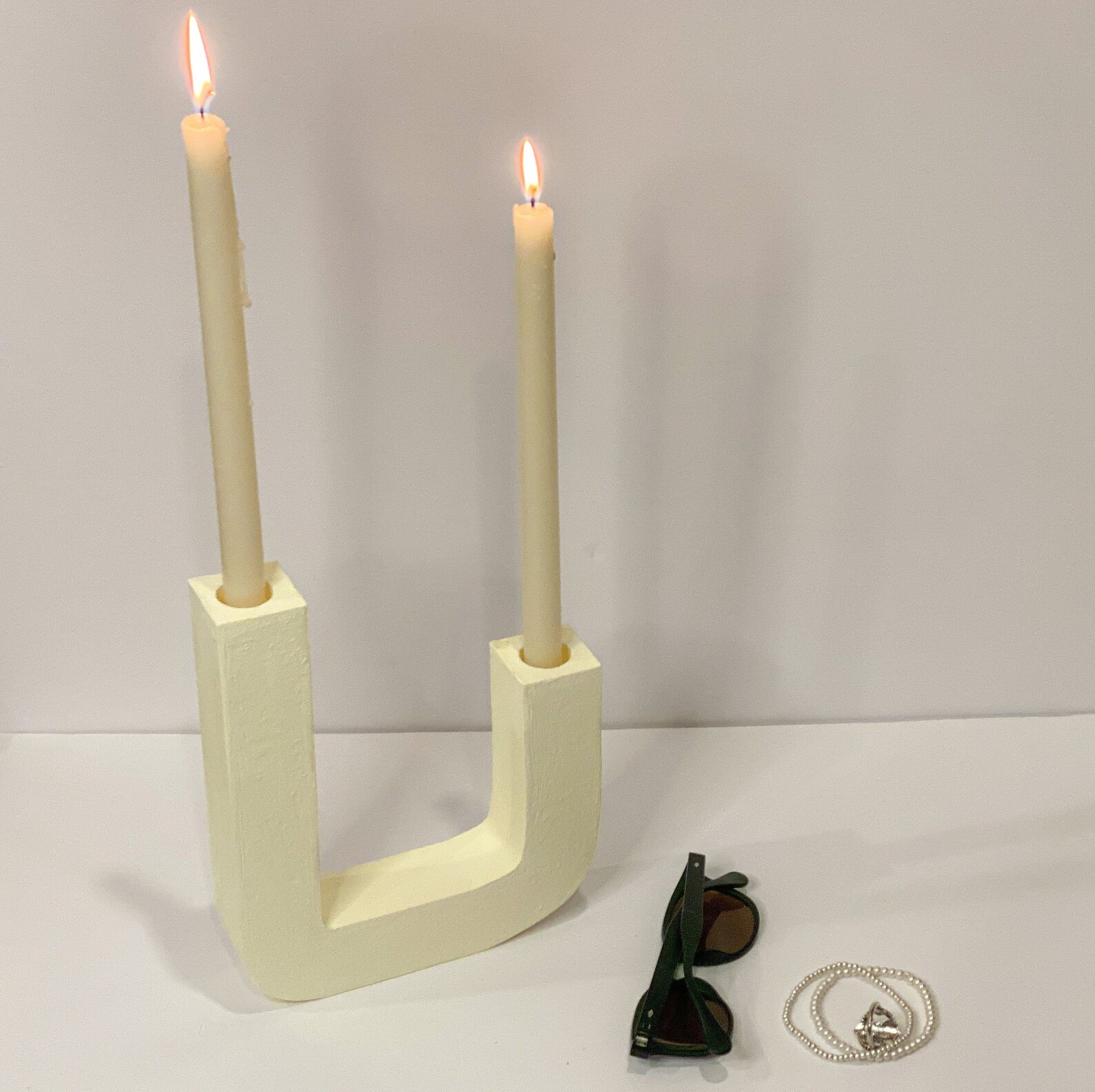 Modern U Shape Candle Stick Holder/Minimal Boho Candle Etsy