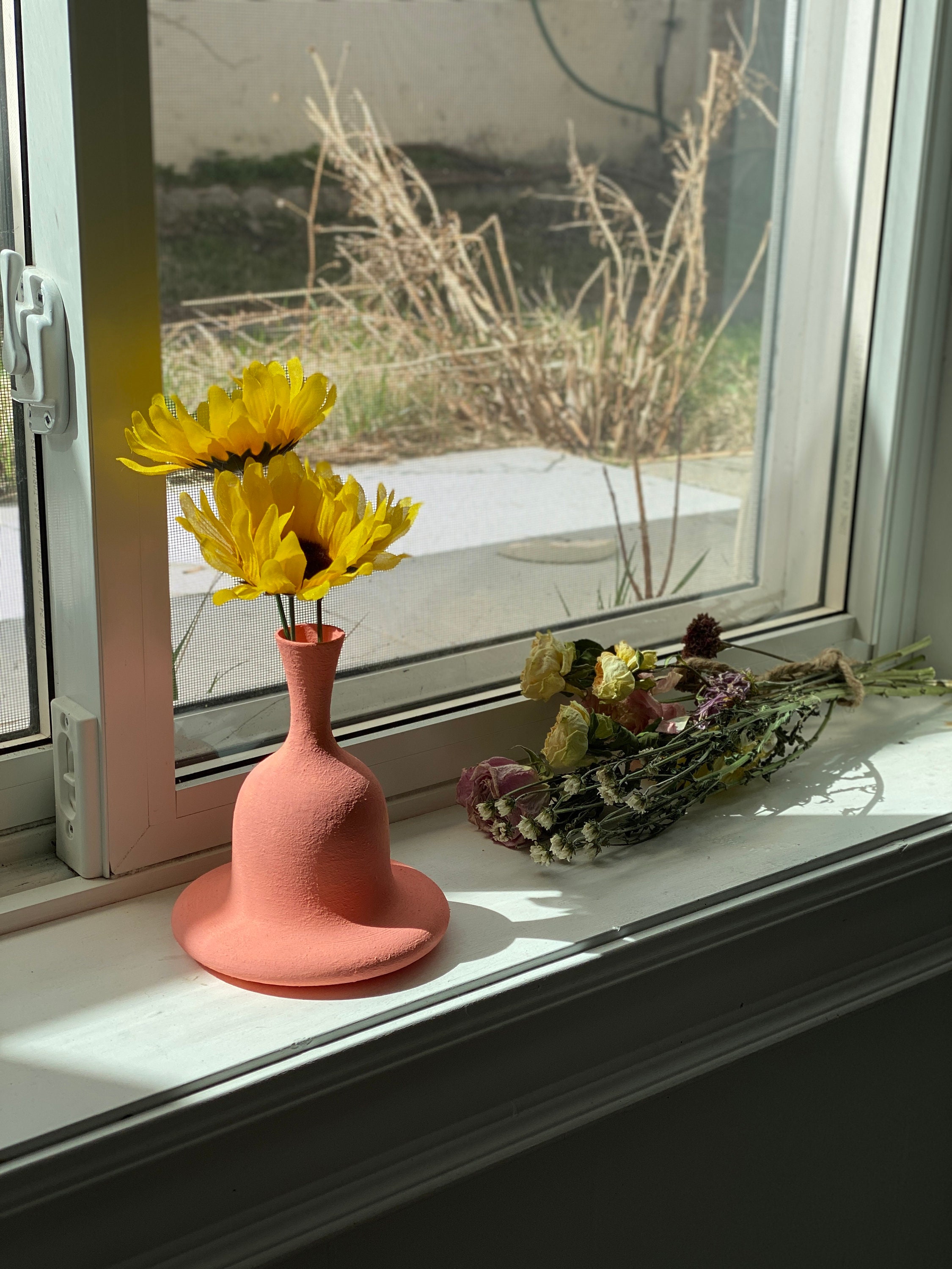 Minimal Pastel Aesthetic Vase Decor/Unique Cute Gift For The Etsy